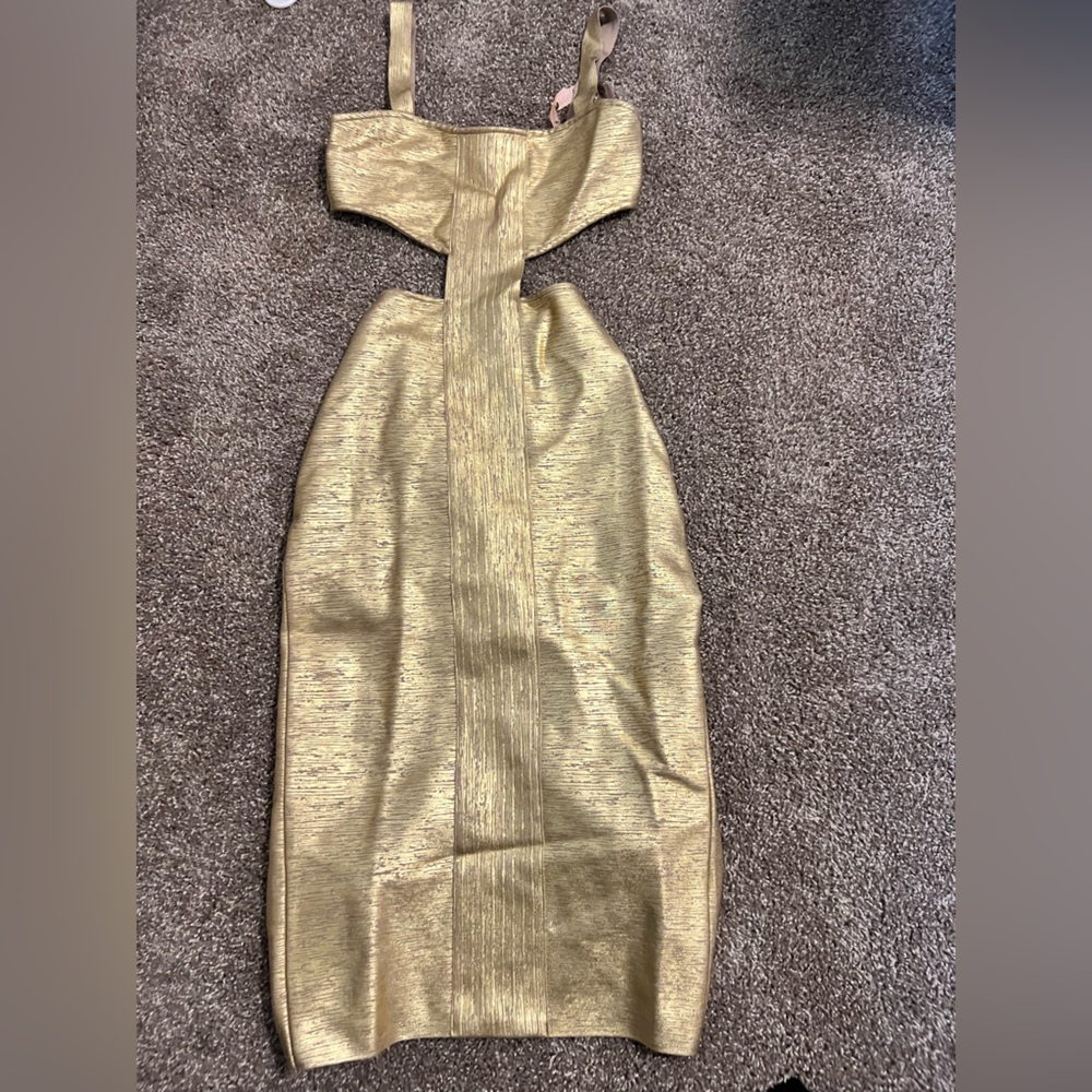 Elegant Gold Dress